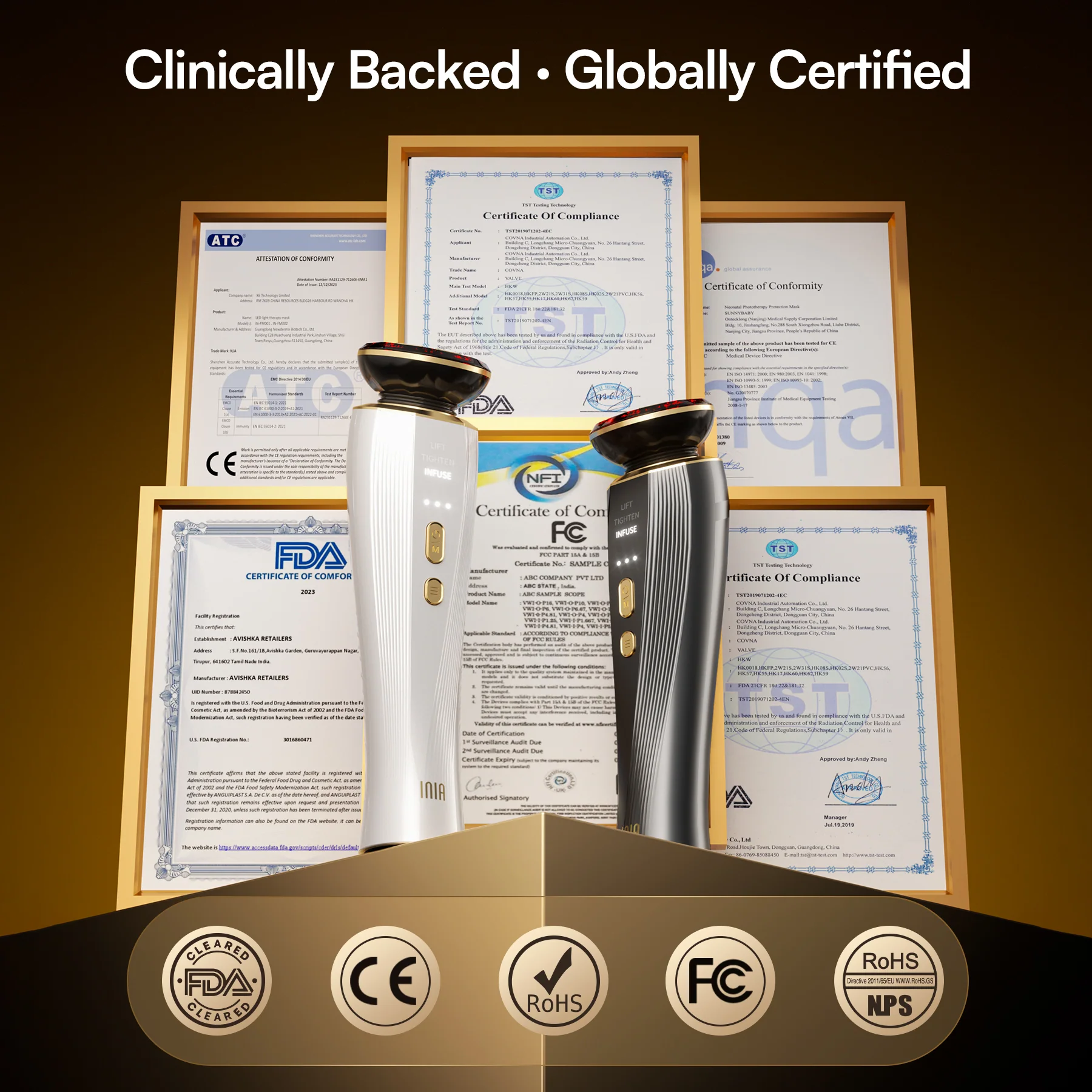 INIA FLARE Microcurrent Facial Device - Image 9