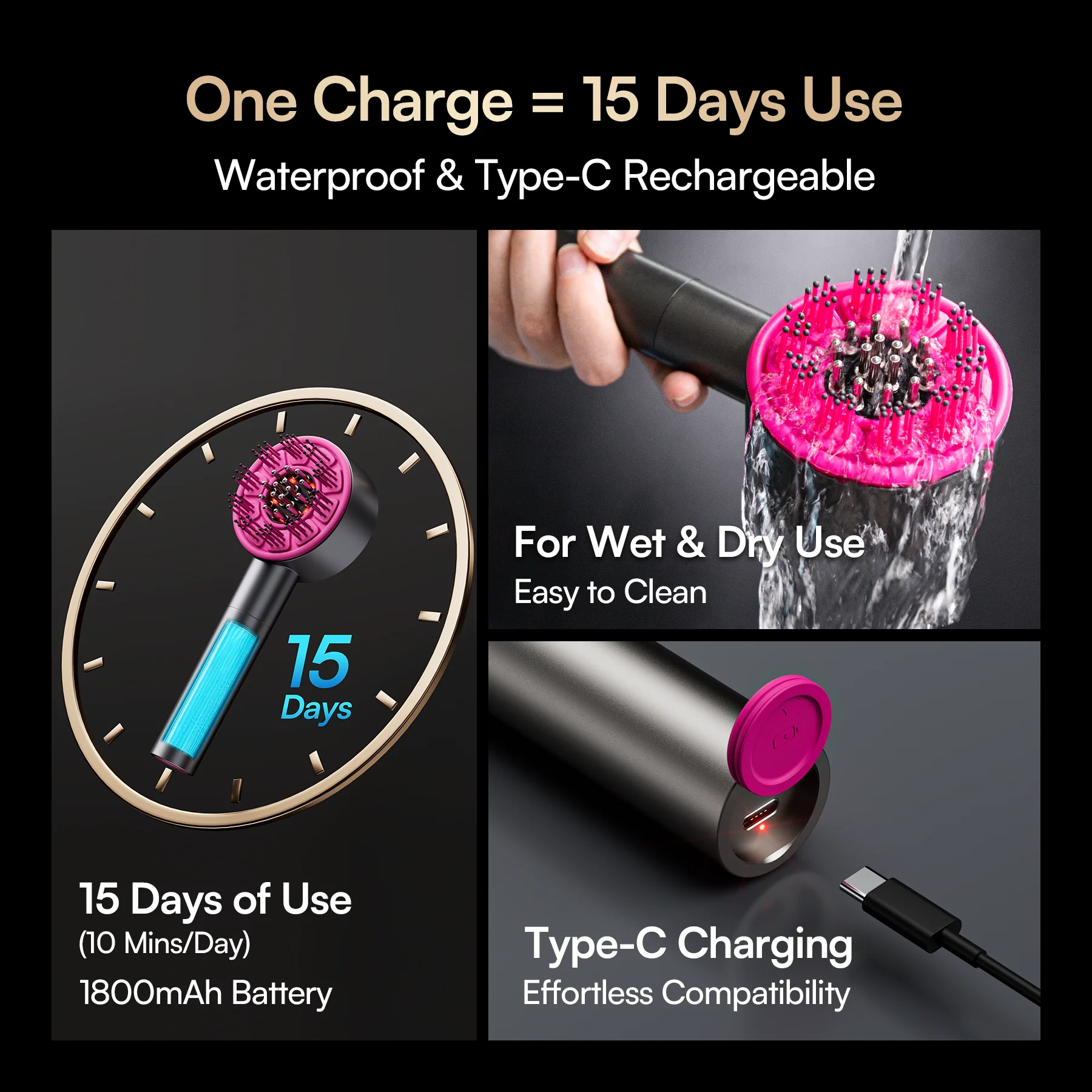 INIA VIBRA 4-in-1 Scalp Therapy Device FDA-Cleared - Image 10